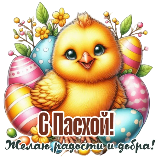 🥰 Стикер «Пасха» для Telegram