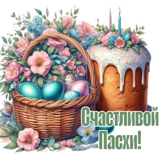 ❤️ Стикер «Пасха» для Telegram