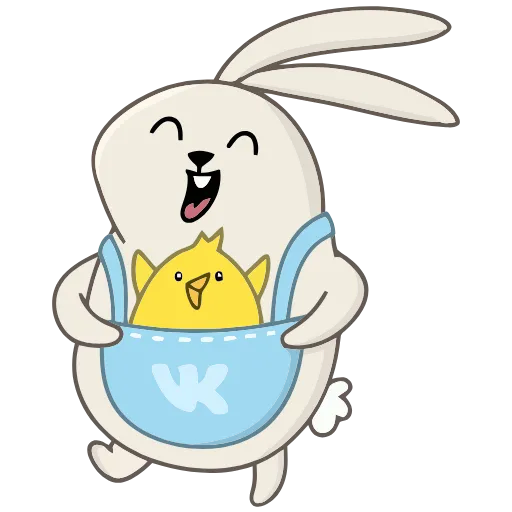 🥳 Эмодзи «Пасхальные друзья» для Telegram