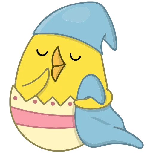 😴 Эмодзи «Пасхальные друзья» для Telegram