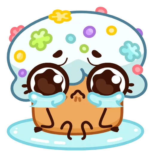 😭 Стикер «Куличик» для Telegram