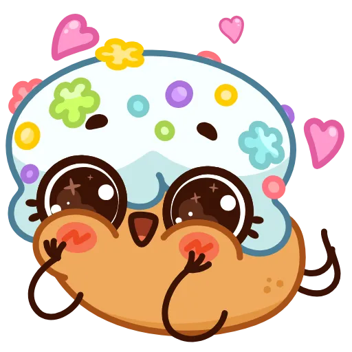 🥰 Стикер «Куличик» для Telegram