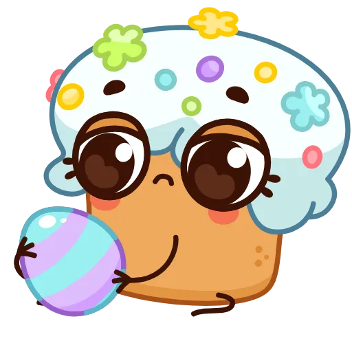 🤨 Стикер «Куличик» для Telegram