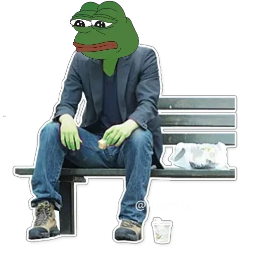 😓 Стикер «Easter Pepe» для Telegram