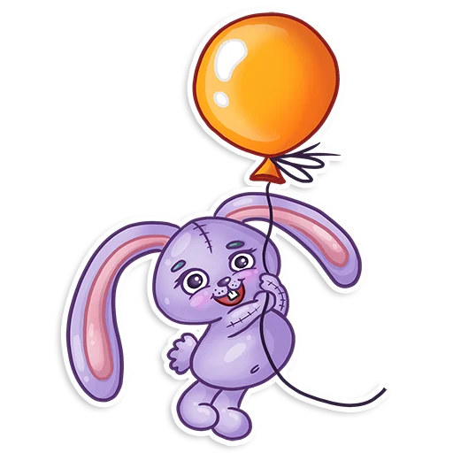🎈 Стикер «Easter Rabbit Toy» для Telegram