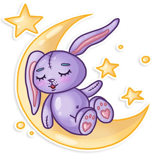 😴 Стикер «Easter Rabbit Toy» для Telegram