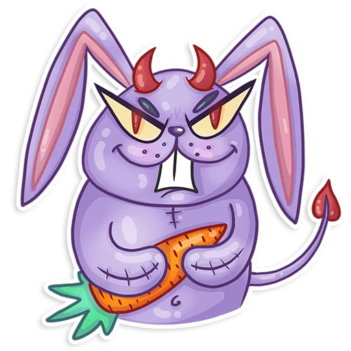 😡 Стикер «Easter Rabbit Toy» для Telegram
