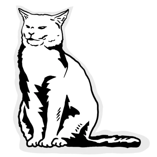 🐈 Стикер «Ешь Молись Кодируй» для Telegram