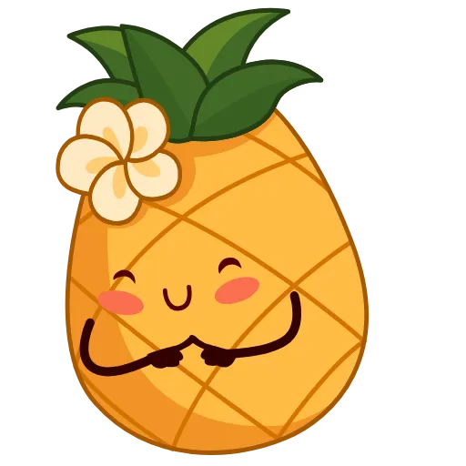 🍍 Стикер «Foodie Fun» для Telegram