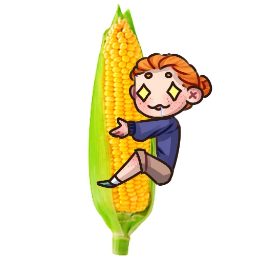 🌽 Стикер «Rainbow Love» для Telegram