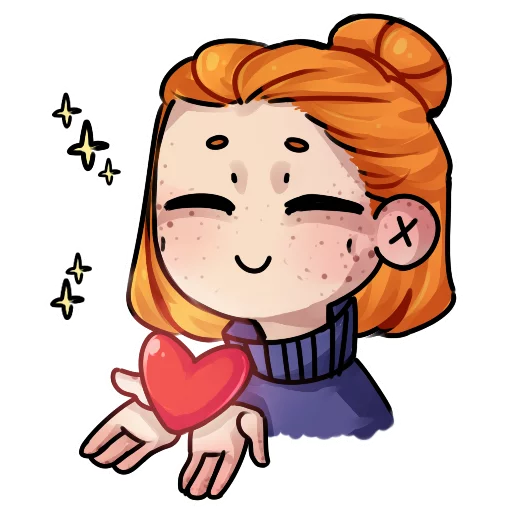 ❤ Стикер «Rainbow Love» для Telegram