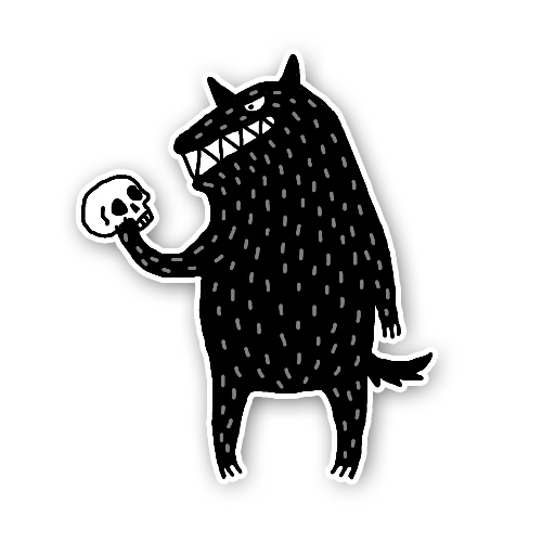 🤔 Стикер «Wolf» для Telegram