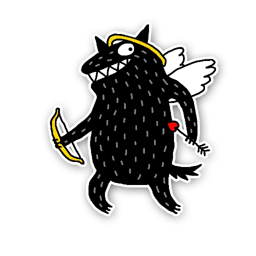 😇 Стикер «Wolf» для Telegram