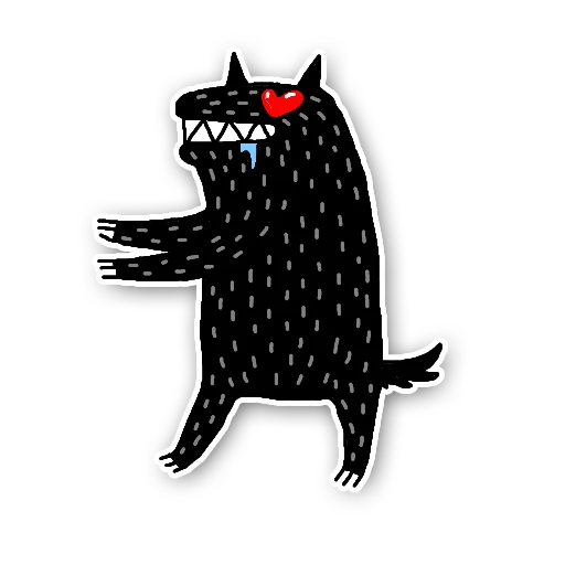 😍 Стикер «Wolf» для Telegram