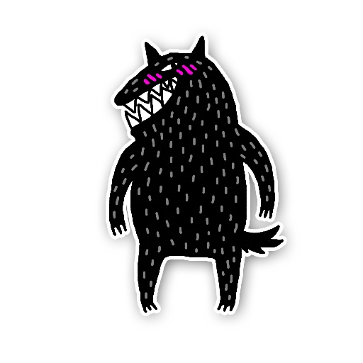 😊 Стикер «Wolf» для Telegram