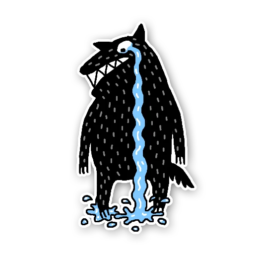 😭 Стикер «Wolf» для Telegram