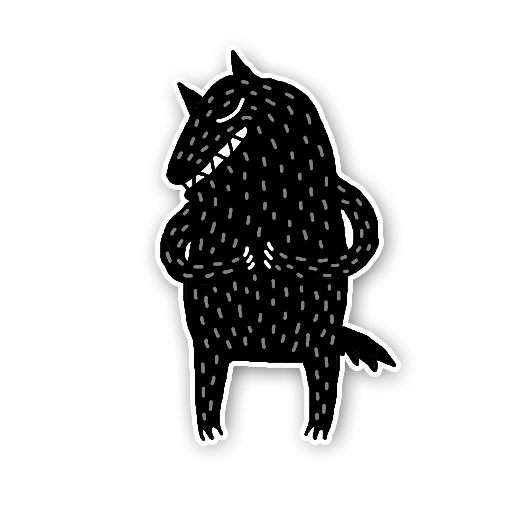 🙏 Стикер «Wolf» для Telegram