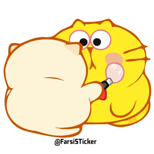 😎 Стикер «ecat farsisticker» для Telegram