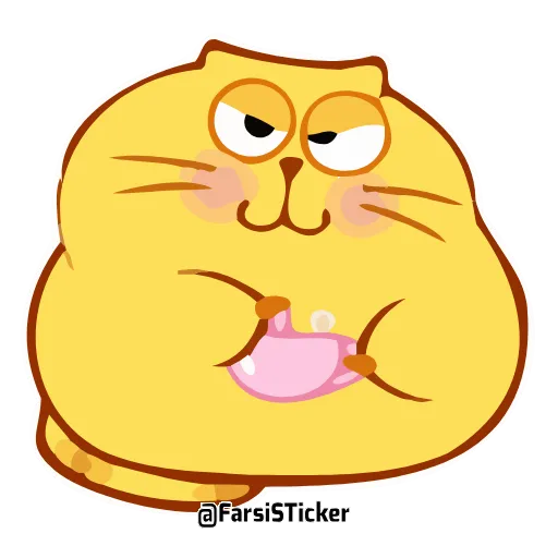 ☕️ Стикер «ecat farsisticker» для Telegram