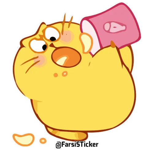 😋 Стикер «ecat farsisticker» для Telegram