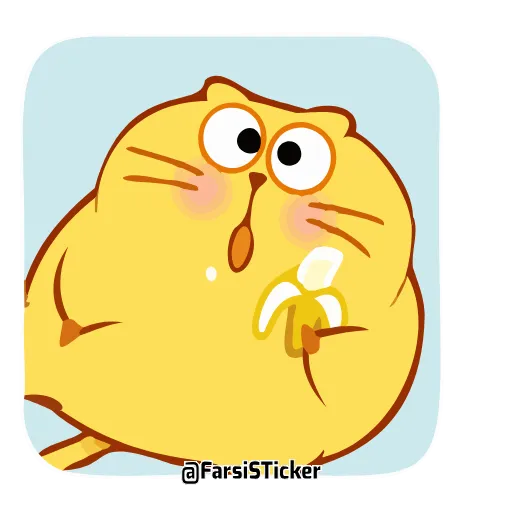 🙀 Стикер «ecat farsisticker» для Telegram