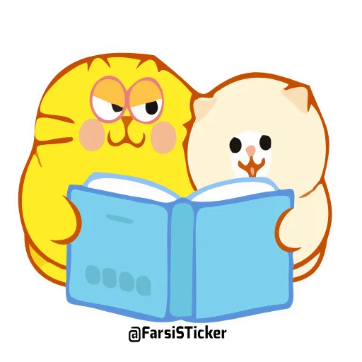 🤓 Стикер «ecat farsisticker» для Telegram