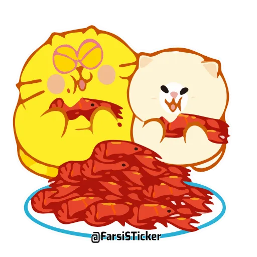 🌮 Стикер «ecat farsisticker» для Telegram