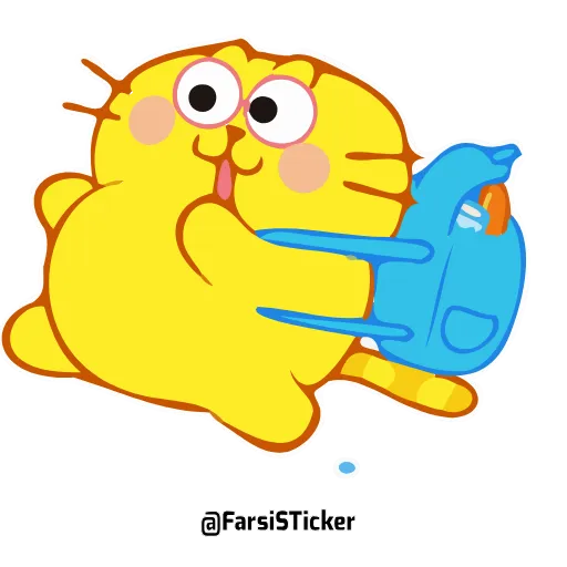 🏃‍♂️ Стикер «ecat farsisticker» для Telegram