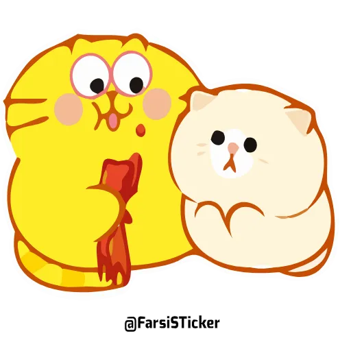 😜 Стикер «ecat farsisticker» для Telegram