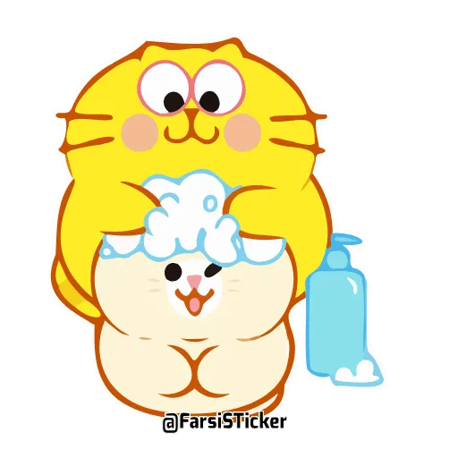 🚿 Стикер «ecat farsisticker» для Telegram