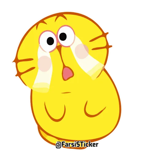 😭 Стикер «ecat farsisticker» для Telegram