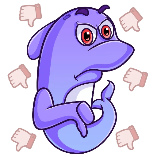 👎 Стикер «Dolphins echo.org» для Telegram