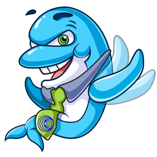 👋 Стикер «Dolphins echo.org» для Telegram