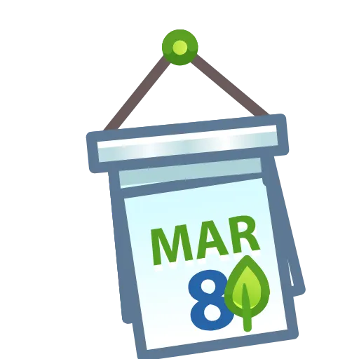 🗓 Стикер «Eco» для Telegram