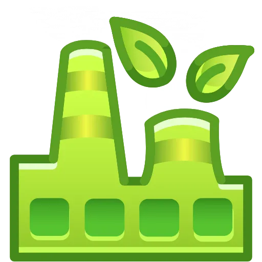 🏭 Стикер «Eco» для Telegram