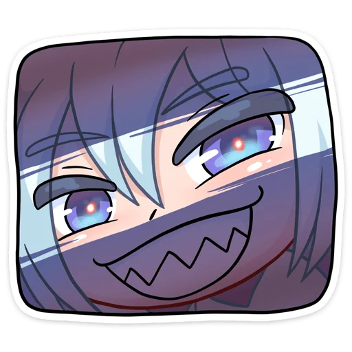 😈 Стикер «Шизо» для Telegram