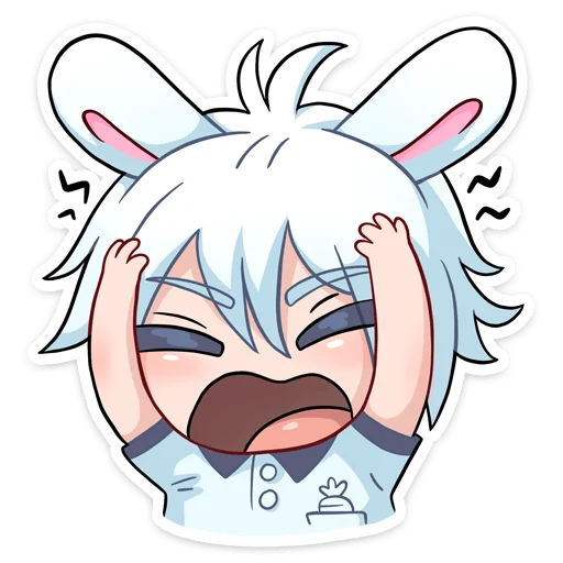 😩 Стикер «Шизо» для Telegram
