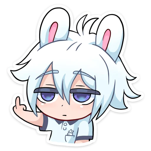 🖕 Стикер «Шизо» для Telegram