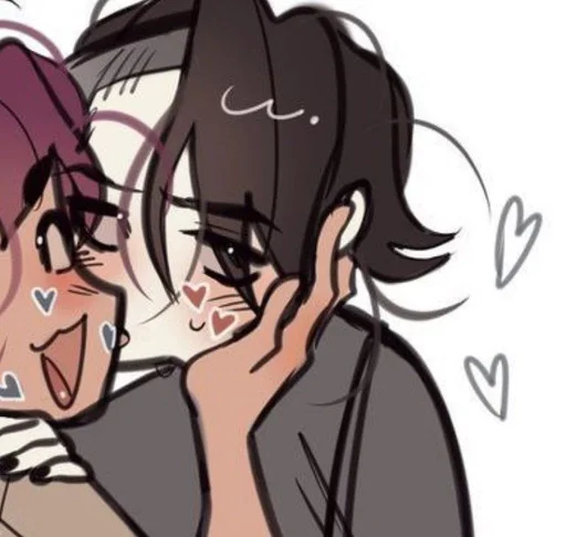 🥰 Стикер «Fang and Edgar» для Telegram
