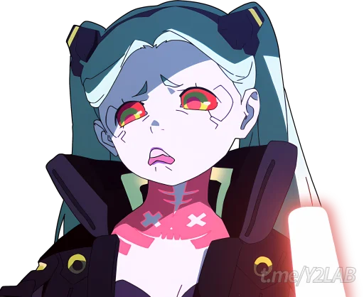 🤢 Стикер «Cyberpunk Edgerunners» для Telegram