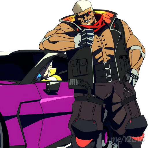 🚙 Стикер «Cyberpunk Edgerunners» для Telegram