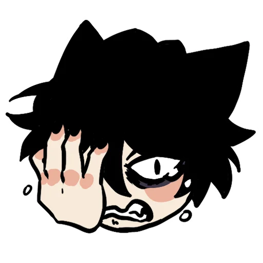 😫 Стикер «Edgy catboy» для Telegram