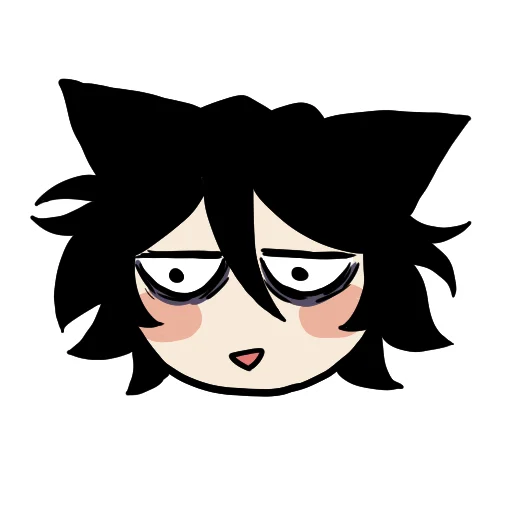 😶 Стикер «Edgy catboy» для Telegram