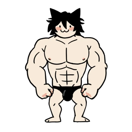 💪 Стикер «Edgy catboy» для Telegram