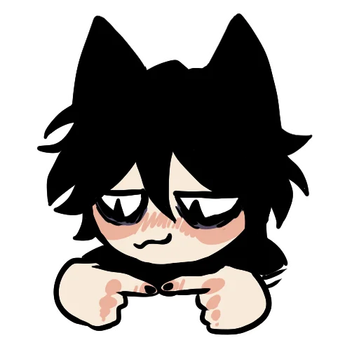 😊 Стикер «Edgy catboy» для Telegram