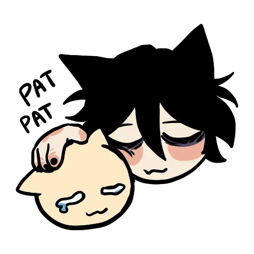 😌 Стикер «Edgy catboy» для Telegram