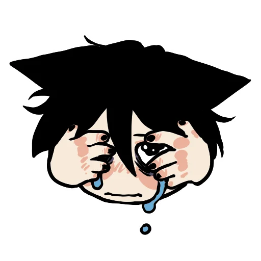 😢 Стикер «Edgy catboy» для Telegram