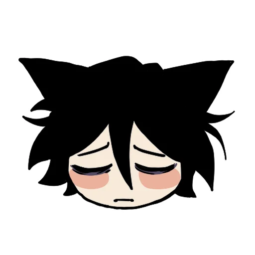 😔 Стикер «Edgy catboy» для Telegram