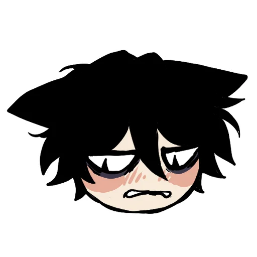 😣 Стикер «Edgy catboy» для Telegram