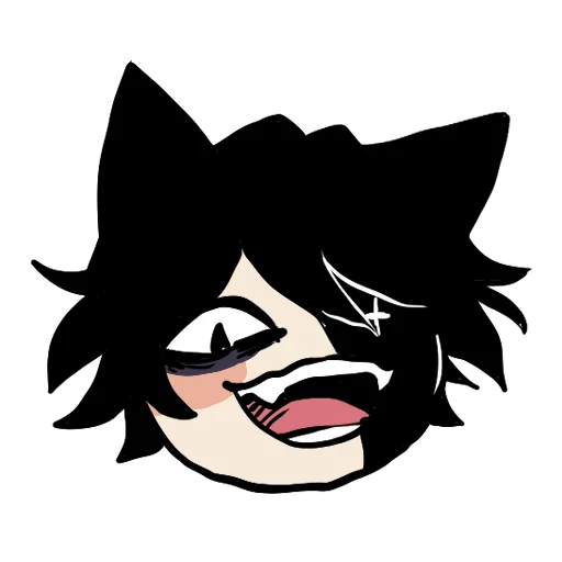 😈 Стикер «Edgy catboy» для Telegram